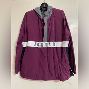 Jordan Burgundy and Gray Jacket